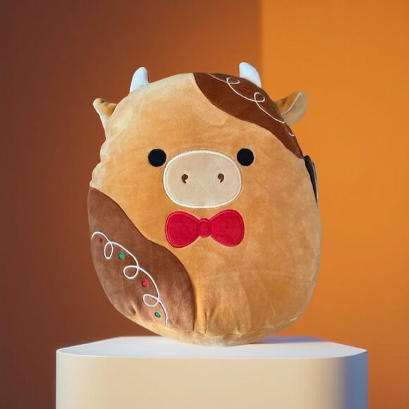 NWT 2024 Chrismas JERICHO the Gingerbread Christmas Cow 11” - Picture 1 of 5